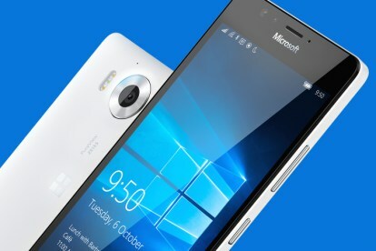 Windows 10 للجوال إصدار الأخبار 1452682105 Lumia 950 950xl أمامي خلفي