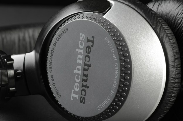Gabinete de análise de fones de ouvido Panasonic Technics RP DJ1205 Pro DJ