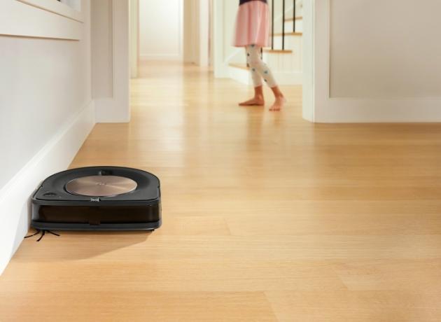 Roomba S9 in azione.