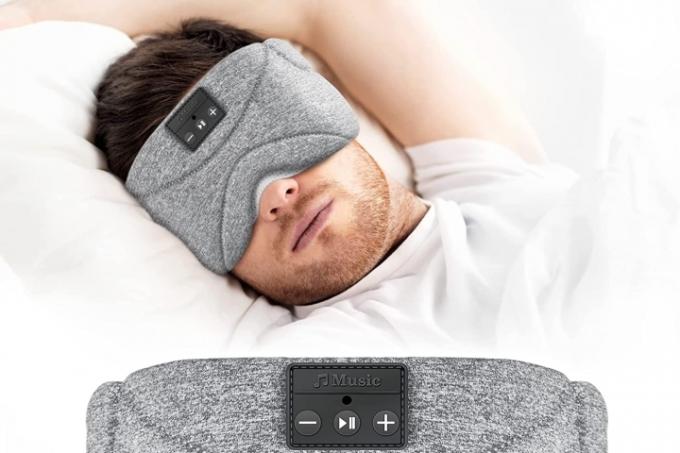 Flashmen Schlafmaske mit Kopfhörern.