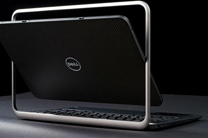 Dell XPS 12 pasuktas atgal