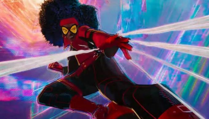 Jessica Drew vo filme Spider-Man: Across the Spider-Verse.