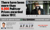 The Onion spouští kampaň na YouTube ve snaze vyhrát Pulitzera