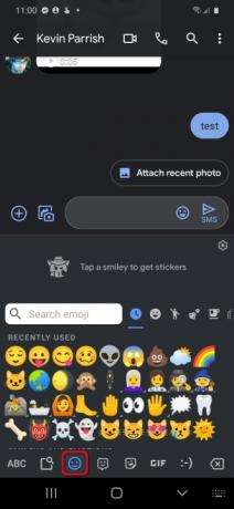 Emoji naljepnica za odabir kuhinje