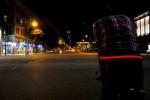 La ceinture Halo LED augmente la visibilité des cyclistes la nuit