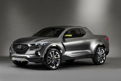 Hyundai Santa Cruz priekšējais leņķis